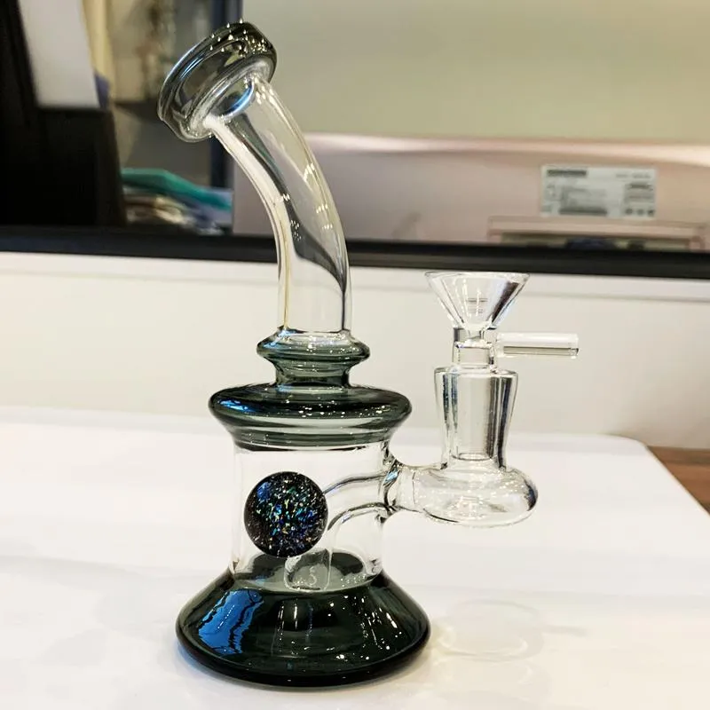 Narguilé Dab Rig Conduites d'eau 6,7 pouces Bongs colorés Heady Rigs Petit Bubbler Narguilés Beaker Bong