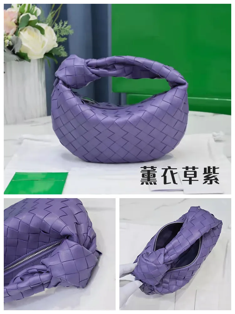 2022 Fashion hand-woven bag designer luxury brand women tote bags lady shoulder bags PU knotted handbag leather casual handbag