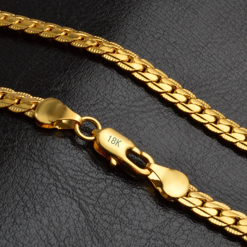 18k Gold Plated S925 Silver Miami Cuban Link Chain Solid Gold Necklace For Men And Women 5mm Width From Hiphopfamily 6.08 DHgate.Com