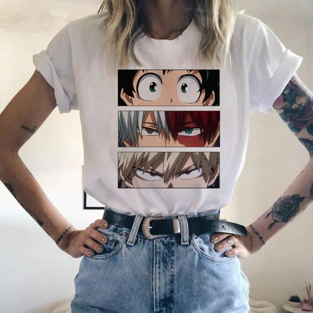 My Hero Academia Womens Cute Anime Anime Printed T Shirts Casual Harajuku  Tee For Summer, Oversized Japan Clothing From Blessmeat2022, $23.64