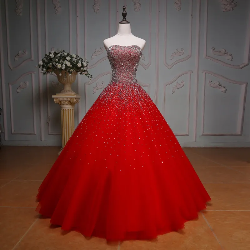 Niestandardowe sukienki Quinceanera 2021 organza bling koraliki kulkowe gorset sweet 16 sukienki cekiny koronkowe debiutante impreza pral dres244p