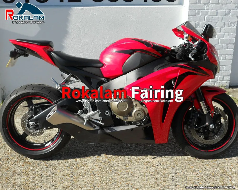 لهوندا كيت CBR1000RR Fairing 2010 CBR 1000 RR 2011 1000RR 08 09 10 11 Fireblade 2008-2011 الهيكل الأحمر (حقن صب)