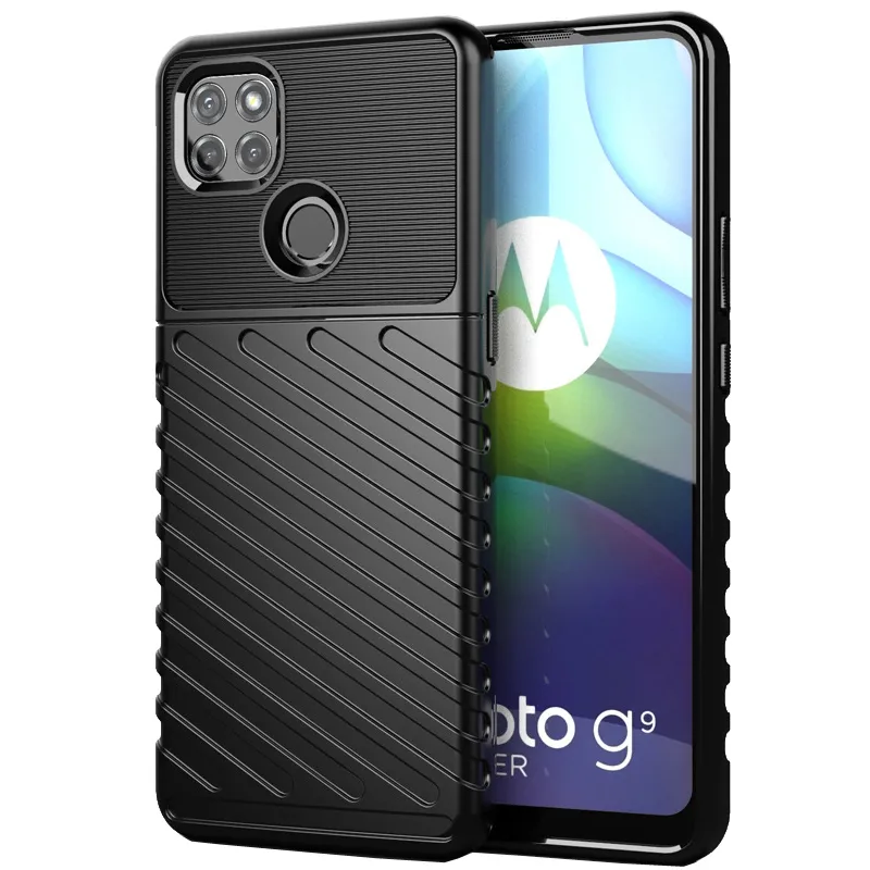 Custodia protettiva resistente e robusta, flessibile, antiurto, in TPU, per Motorola Moto G9 Power