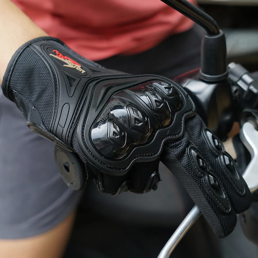 Nieuwe motorhandschoenen zomer touchscreen ademend Guante Luva Moto rijden sport beschermende kleding motorcross fiets Glo2315