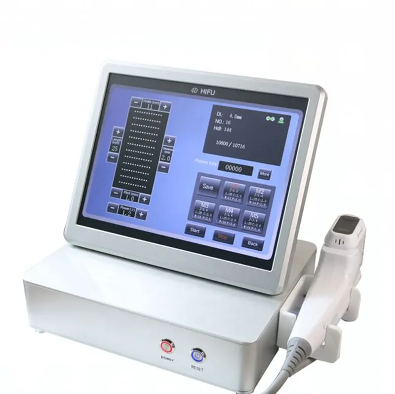 Profession 3D HIFU Machine 12 lignes Ultrasons focalisés de haute intensité raffermissant la peau Anti-âge pour le visage et le corps amincissant Salon de beauté