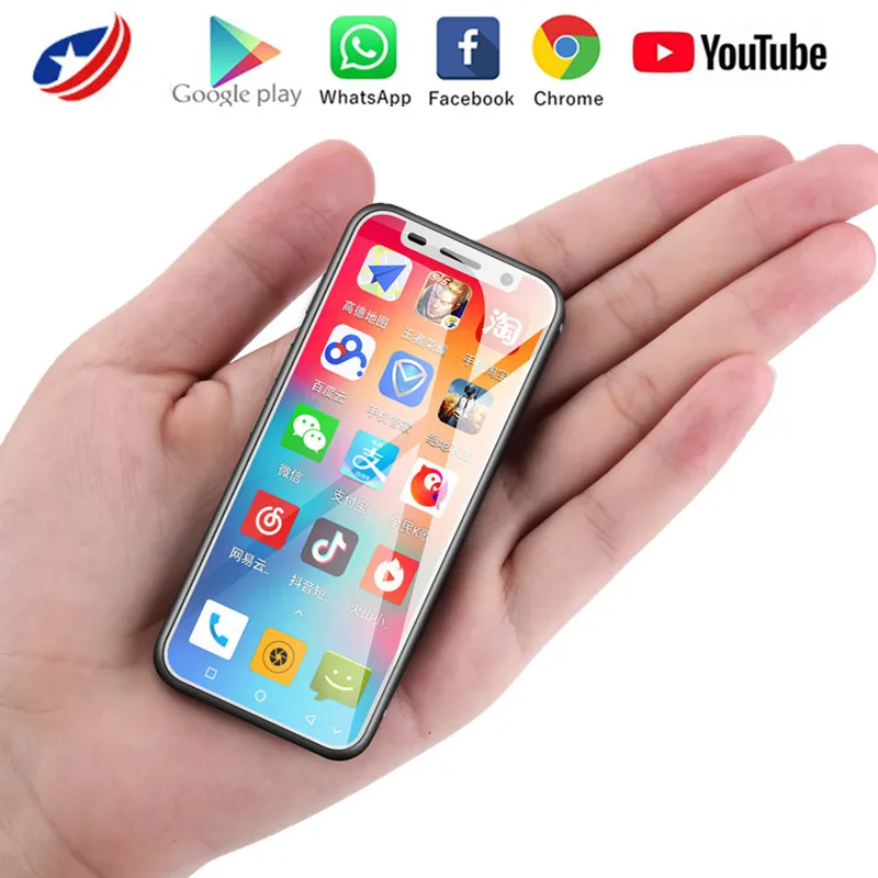 Miniature Cell Phone: 3.4'' Unlocked Android Smartphone With 2GB RAM ...