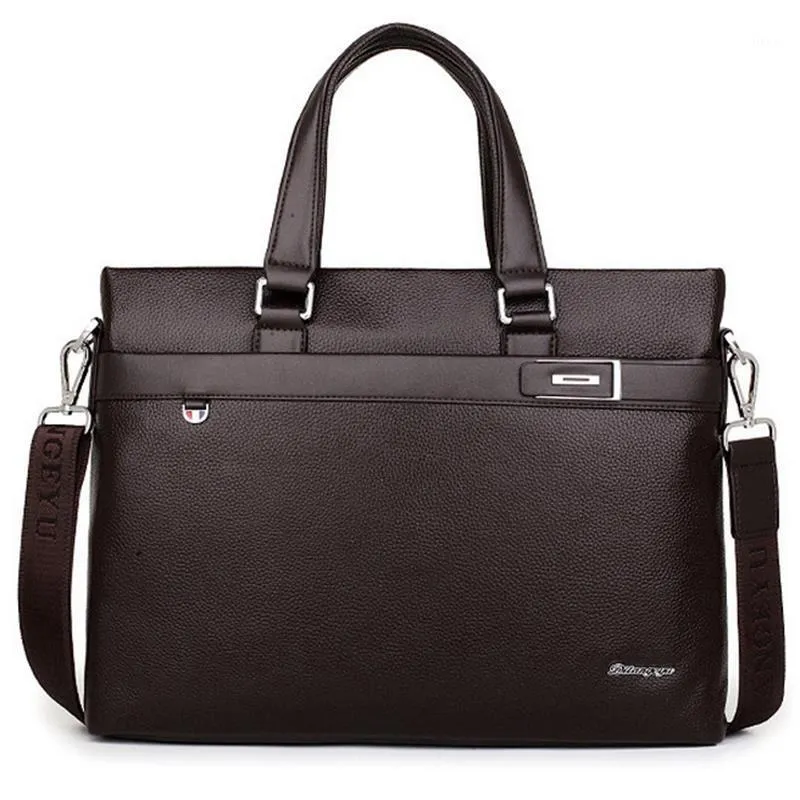 Teczki 2021 Mężczyźni Torba Big Fashion Messenger Prawdziwej Skóry Teczki Wysokiej Krowy Torebki Luxury Designer Laptop Tote Torby1