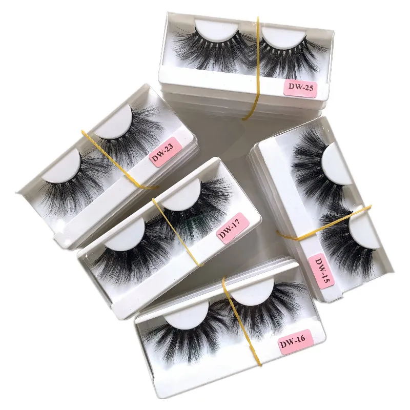 20 styles 25mm 3D Vison Cils Maquillage des yeux Vison Faux cils Doux Naturel Épais Faux Cils Cils Extension gratuit DHL