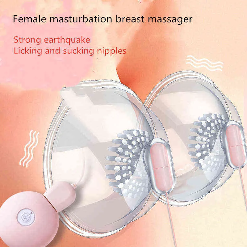 Nxy Sex Pump Toys Masturbateur Féminin Rotatif Mamelon Massage Vibromasseur pour Femmes Clitoris Stimulateur Agrandissement Ventouse 1221