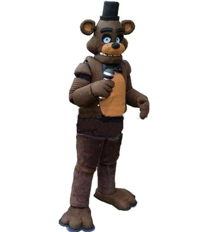 2019 fabrikneues Five Nights at Freddy's FNAF-Spielzeug, gruseliges Freddy-Fazbear-Maskottchen, Kostüme, Zeichentrickfigur für Erwachsene, Sz314I