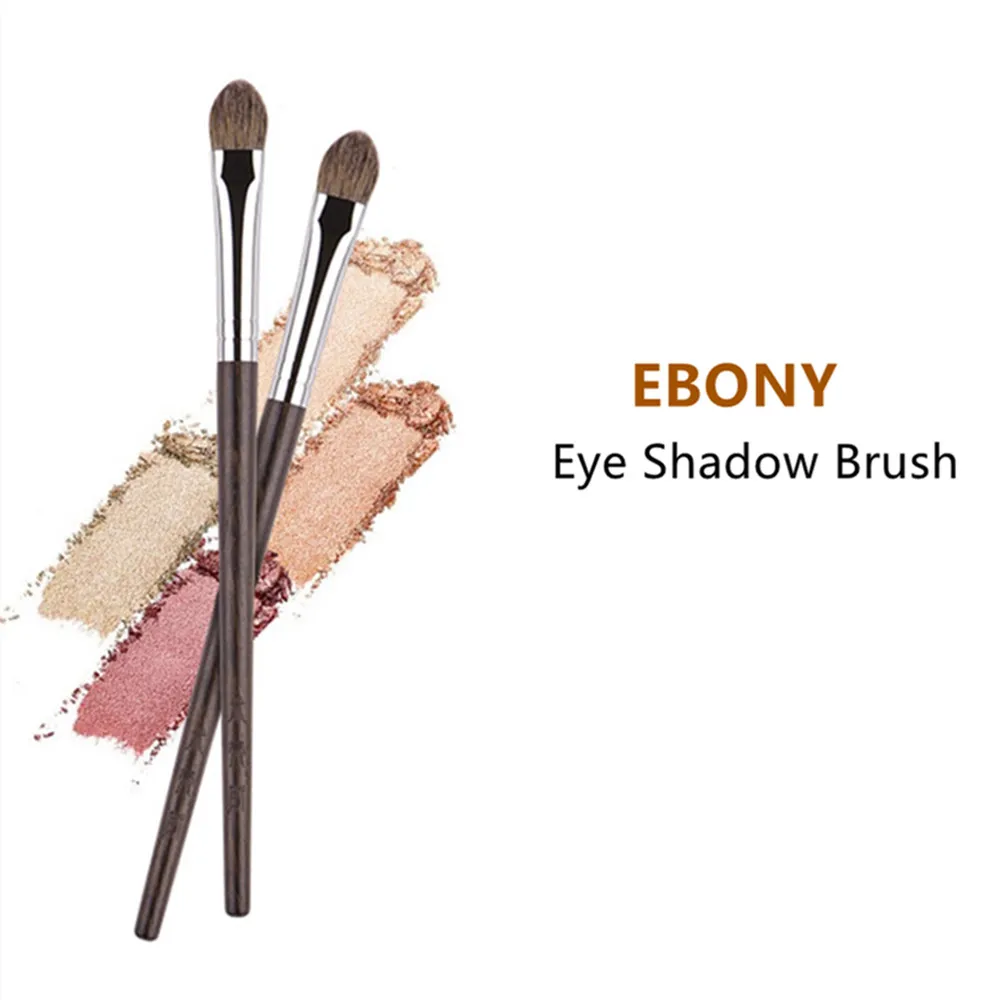 MyDestiny Ebony Wood avsmalnande ögonskugga Makeup Brush Ultra-Mjuk naturligt hår Exakt blandning Smadging Cosmetics Beauty Tool