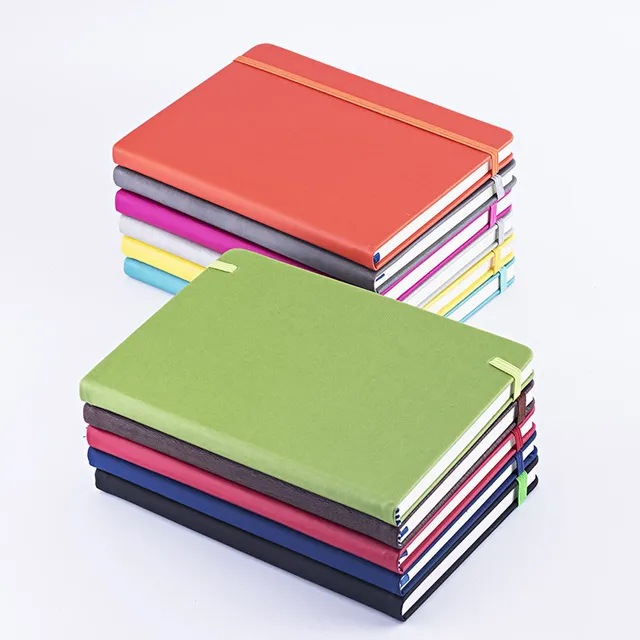 Hardcover Notepads A5 Persoonlijk Dagboek Briefpapier Producten Kantoorbenodigdheden PU Faux Lederen Cover File Folder Book Zyy169