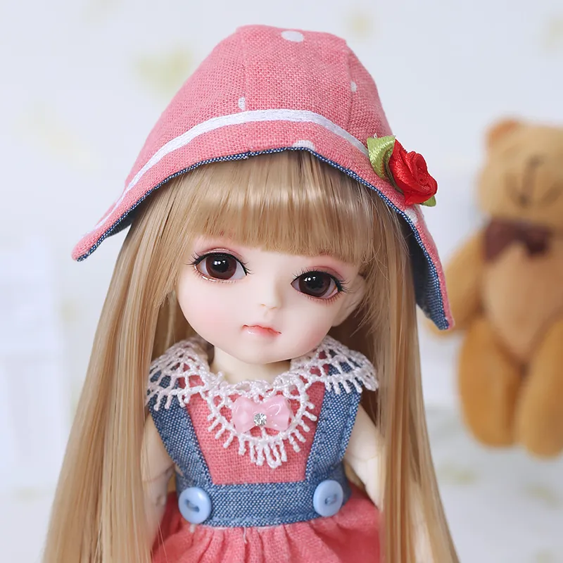 送料無料BJD人形Lati Yellow Sunny Lea Lami Kuro Coco 1/8素敵な柔軟なWIG服Shoe Eye Pukifee Ouenifs Luodoll LJ201031