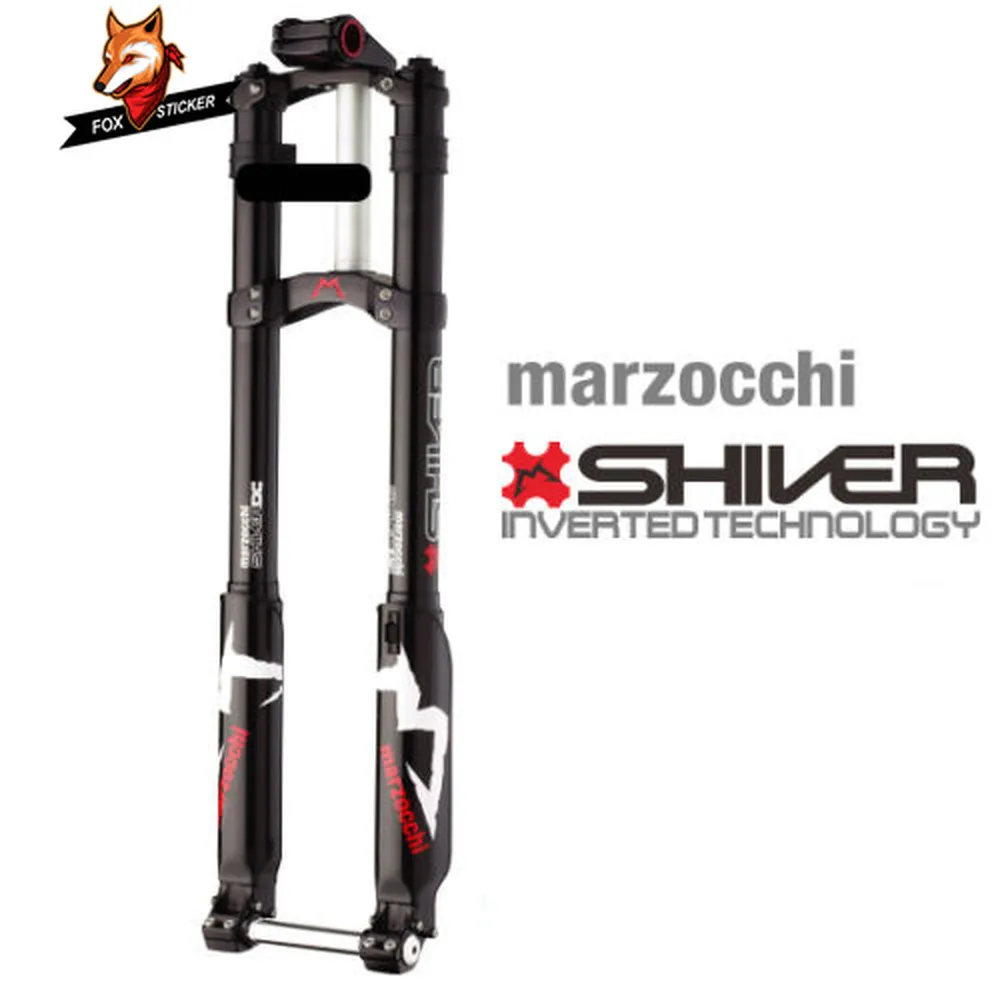 Marzocchi Shiver MTB Fork Autocollant Velo Velo Velo Velo Velo Velo Avant De Suspension Fork Decalque