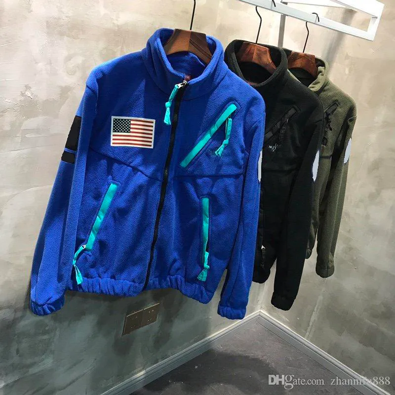 2020 herr hip-hop street fashion jackor man Windbreaker Nano vattentätt vindtätt topptyg importerat Fleece oversized fuskpäls