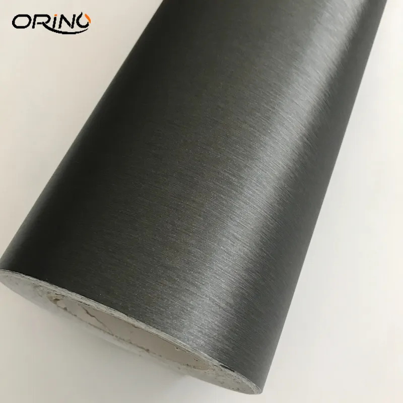 6 Colors Brushed Aluminum Vinyl Wrap Car Body Film Brushed Steel Vinyl Wrapping  Foil Phone Computer Cover Size: 1.52*30M - AliExpress