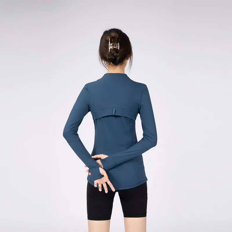 Long sleeve workout sales shirts with thumb holes