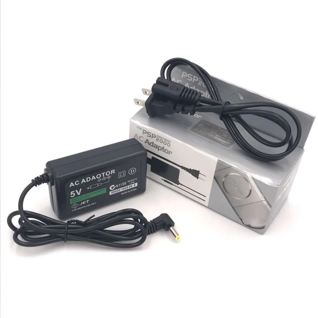 US Plug 5 V Domowy Ładowarka Ściana Zasilacz Zasilacz AC dla Sony PSP 1000 2000 3000 Ładowanie przewodu kablowego