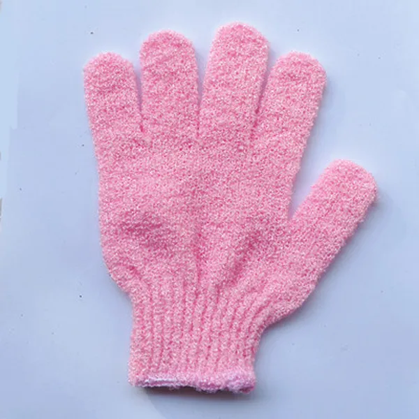 50pcs Bath Brushes Shower Glove For Peeling Exfoliating Mitt Glove Five Fingers Scrubber Spong