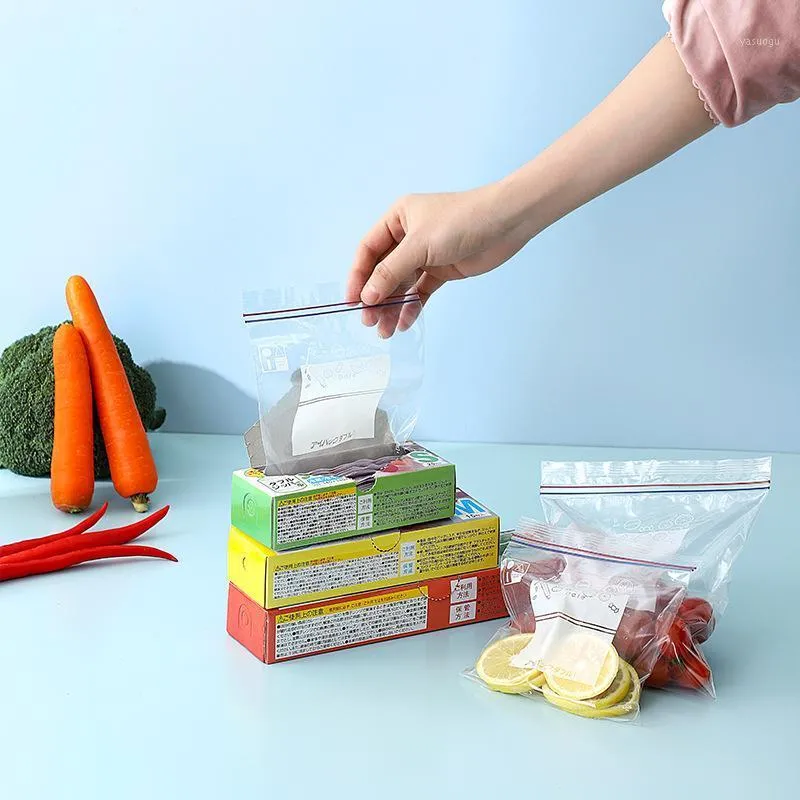 Opbergzakken Verzegelde zak, verse verpakking Zelfdichte huishoudelijke kunststof verdikte koelkast