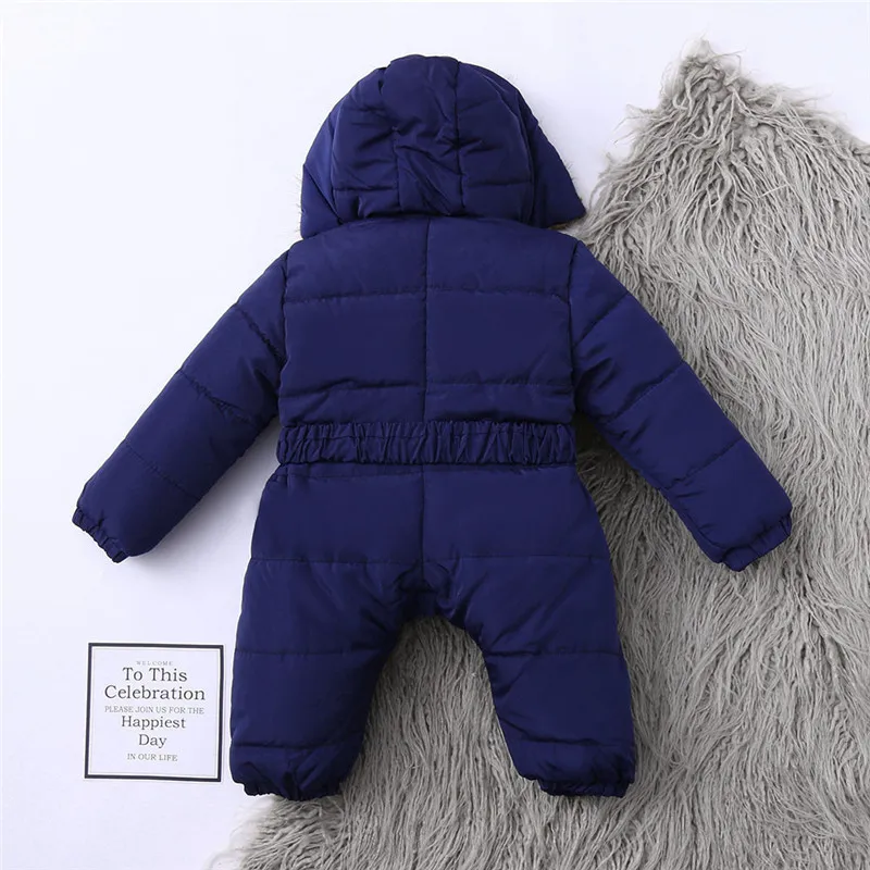 Kids Baby Toddler Boy Girl Warm Faux Fur Hooded Winter Jacket Coat Outerwear #3J24 (67)