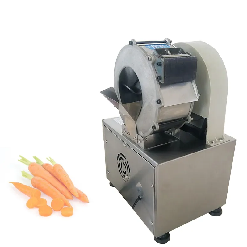 Commercieel roestvrij staal Elektrisch voedsel Groente Cutter Kool Shredder Pepper Prei Celery Uiensnijder Aardappel Carrot Slicer