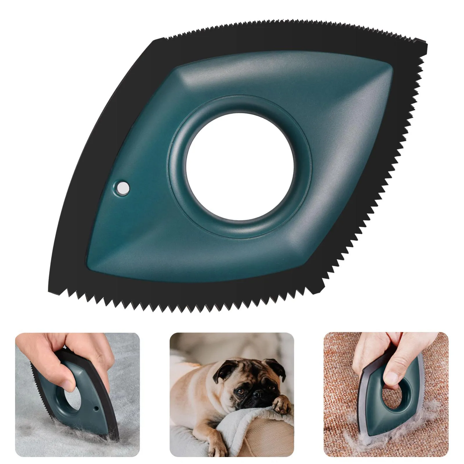 Professional Mini Pet Hair Detailer Dog Cat Remover Brush for Cleaning Carpets, Sofas, Home Furnishings and Car Interiors