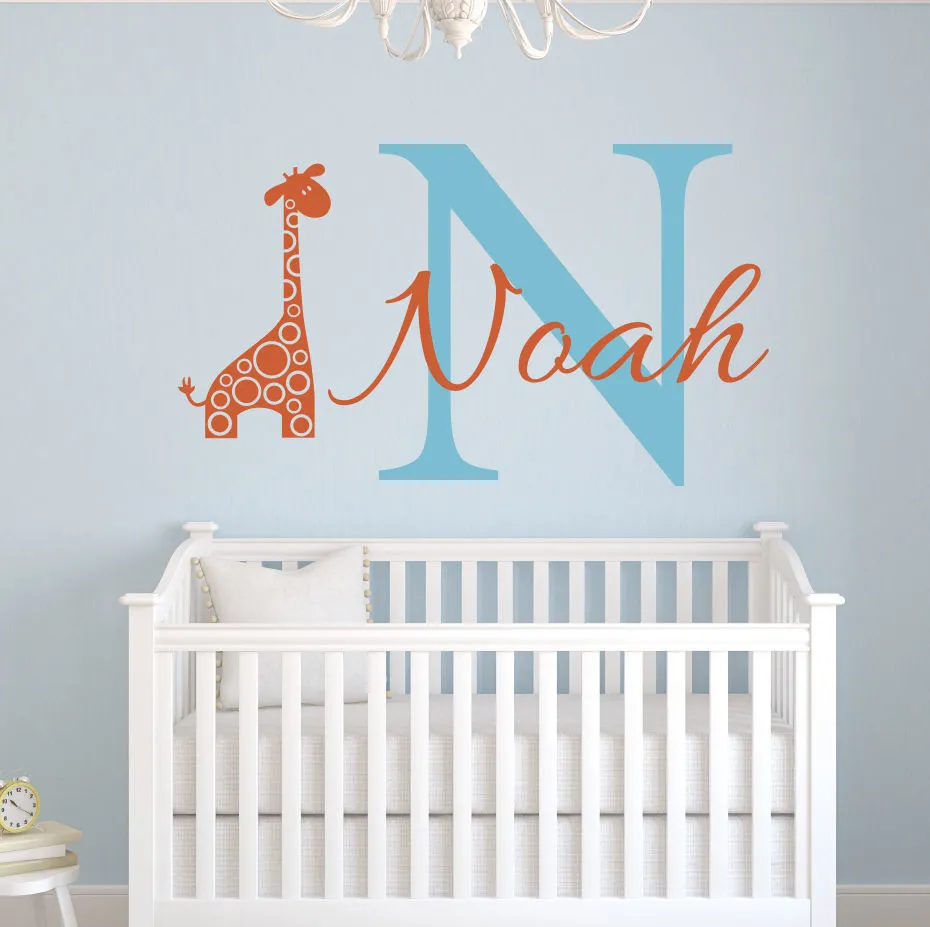 Pegatinas De Pared De Elefante Personalizadas Para Niños: Decoración De  Guardería Con Nombre Para Niños, Calcomanías Artísticas De Vinilo Para  Pared Para Dormitorio, Decoración De Habitación De Bebé, D671 De 7,65 € |  DHgate, image size:930x927