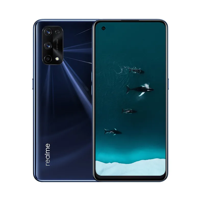 Oryginalny Oppo Realme X7 Pro 5g Telefon komórkowy 8 GB RAM 128GB ROM MTK 1000 OCTA Core 64mp NFC Android 6.55 "Pełny ekran Identyfikator Face Inteligentny telefon komórkowy