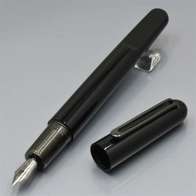 الترويج المغناطيسي الأسود النافورة القلم الإداري المكتبي الإداري الأزياء M nib كتابة الحبر القلم لبرنامج العمل