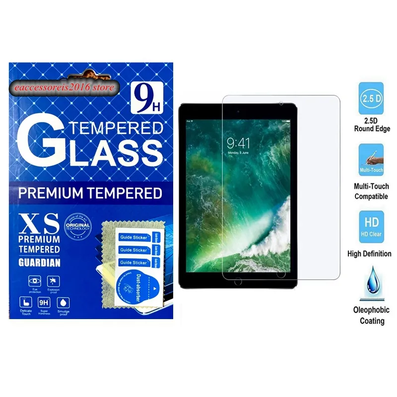 Voor Samsung Tab A7 (2020) 10.4 (T500 / T505 / T507) Tab A 10.1 2016 (T580 / T585) S4 2018 10.5 Duidelijke Tablet Screen Protector Glas 9H TOUGHT