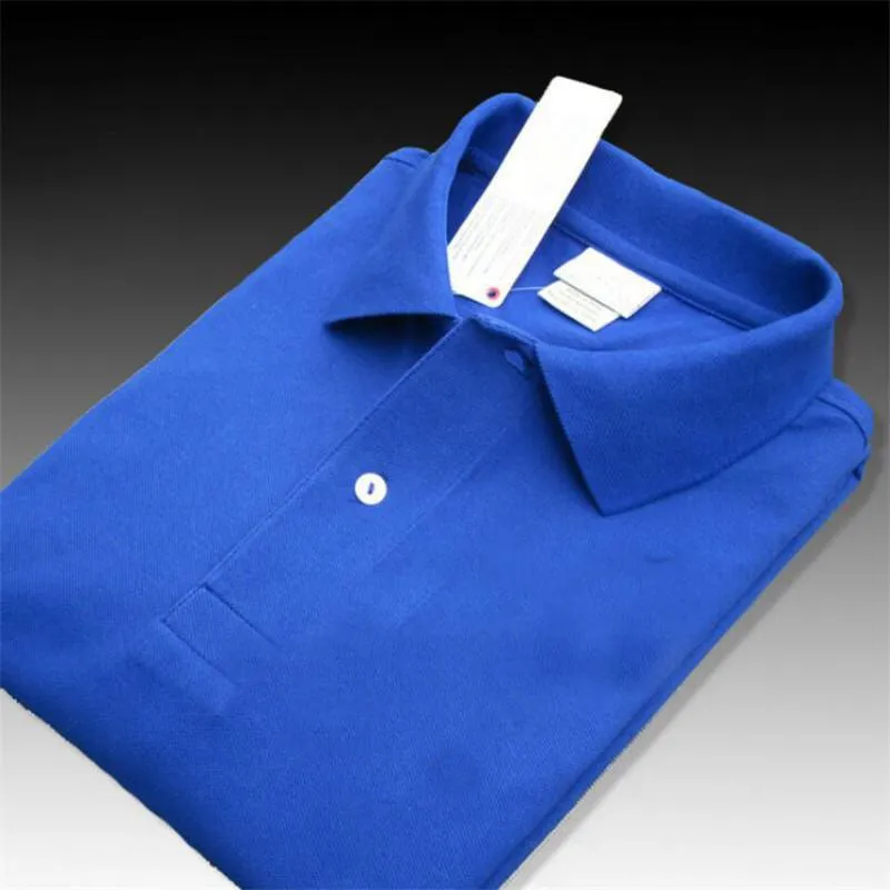 Men's Polos Top Quality 2022 Summer Cotton Mens Long Sleeve Shirts Casual Solid Color Fashion Male Tops XS-4XL