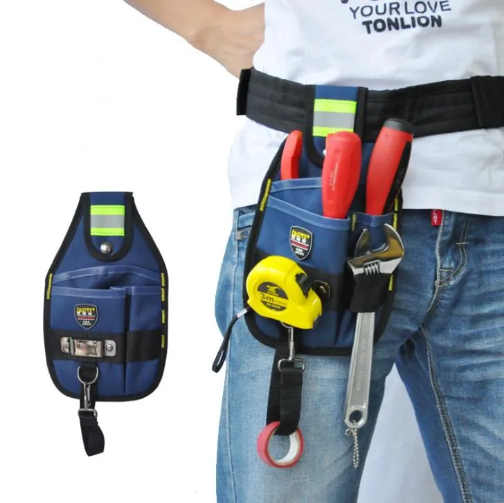 Reparação de ferramentas saco de armazenamento eletricista ferramentas de mão de cintura Bag Bolso Bolso de bolso para acessórios doméstico SN3694