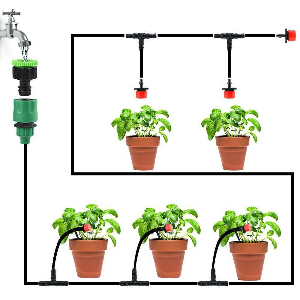 25M DIY Drip Irrigation System Automatic Watering... From Xue10, $22.87 ...
