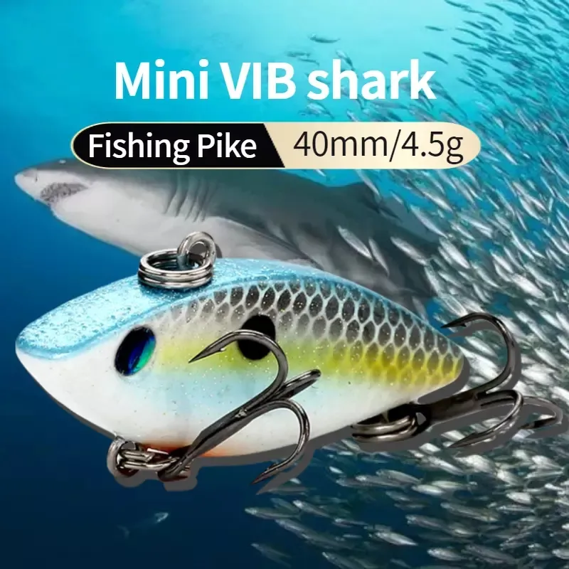 Pêche Mini tir naufrage bionique VIB hochet sans lèvres appât dur artificiel naufrage Wobbler pour matériel de pêche