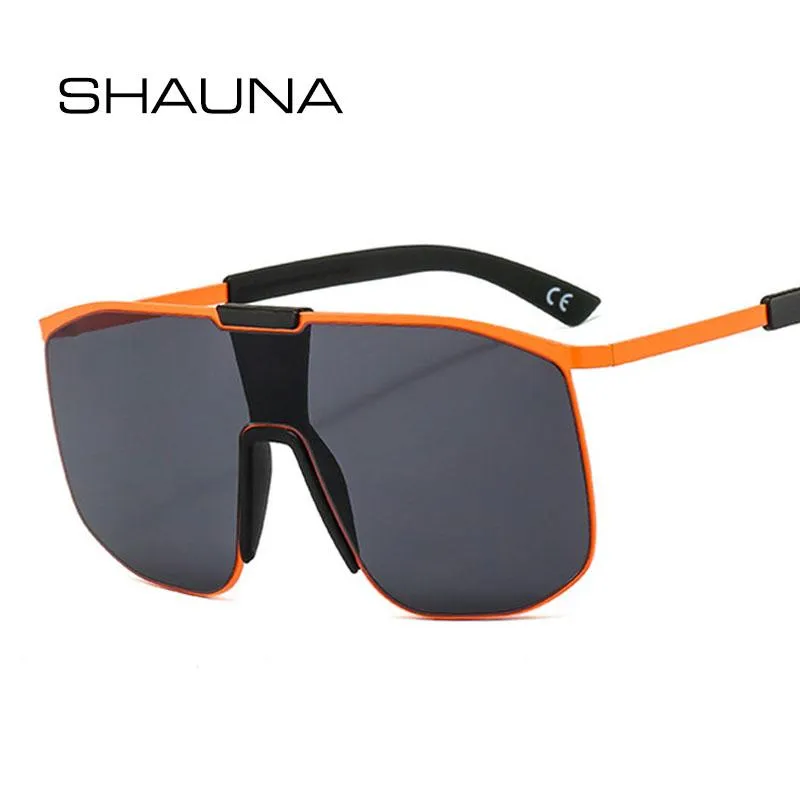 Güneş Gözlüğü Shauna Boy Moda Doulbe Renkler Metal Çerçeve Goggle UV400