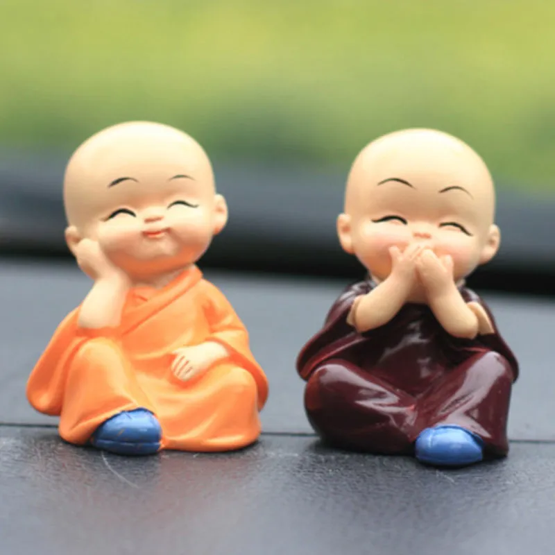 RSGM Little Baby Monk Buddha Resin Statue For Car Dashboard - View #5