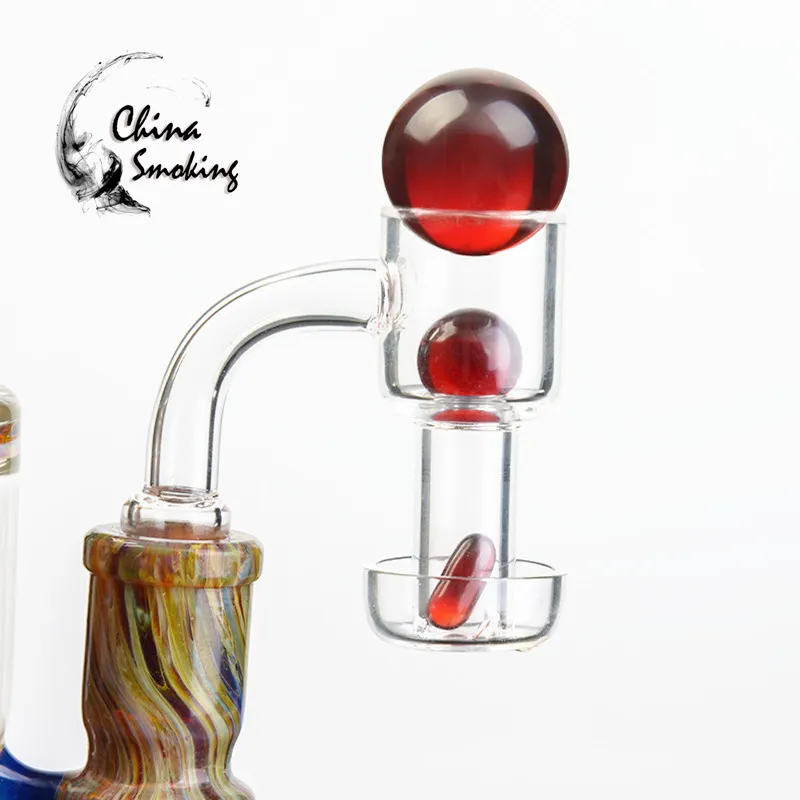 Terp Slurpers Quartz Banger mit Carb Cap Pearls Smoking Vacuum Bangers Nails 14mm Male für Dab Rigs