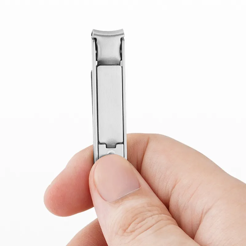 Folding Mini nail clipper Stainless steel Keyring nail Cutter clippers