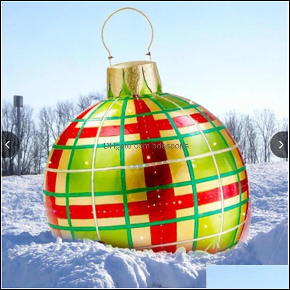 Christmas Balls Tree Decorations Xmas Gift Decor For Home Outdoor PVC Inflatable Toys a02