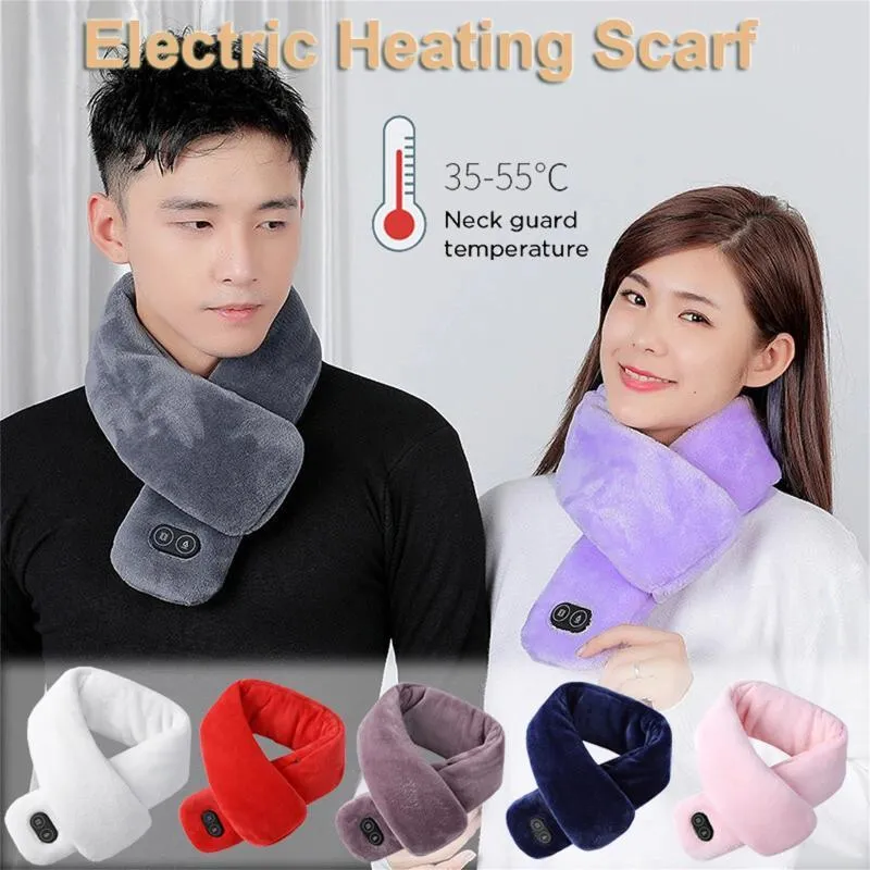 Sciarpa Riscaldante Elettrica Calda Invernale Unisex 3 Marce Riscaldamento  4 Modalità Massaggio Fazzoletto Da Collo Ricaricabile USB Regolabile  Collare In Peluche Da 17,17 €