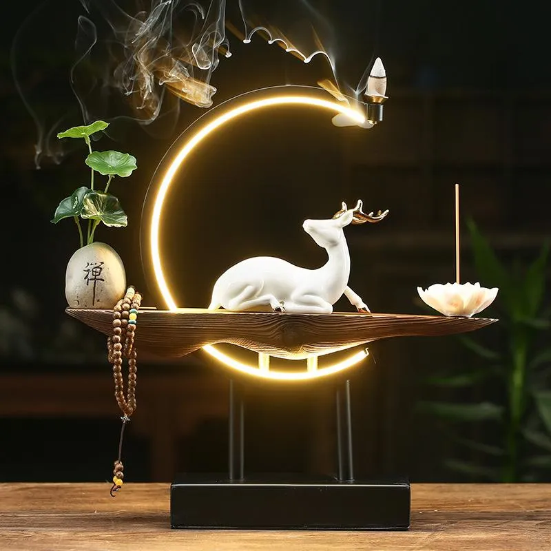 DHgate.com:Ceramic Backflow Incense Burner Waterfall Incense