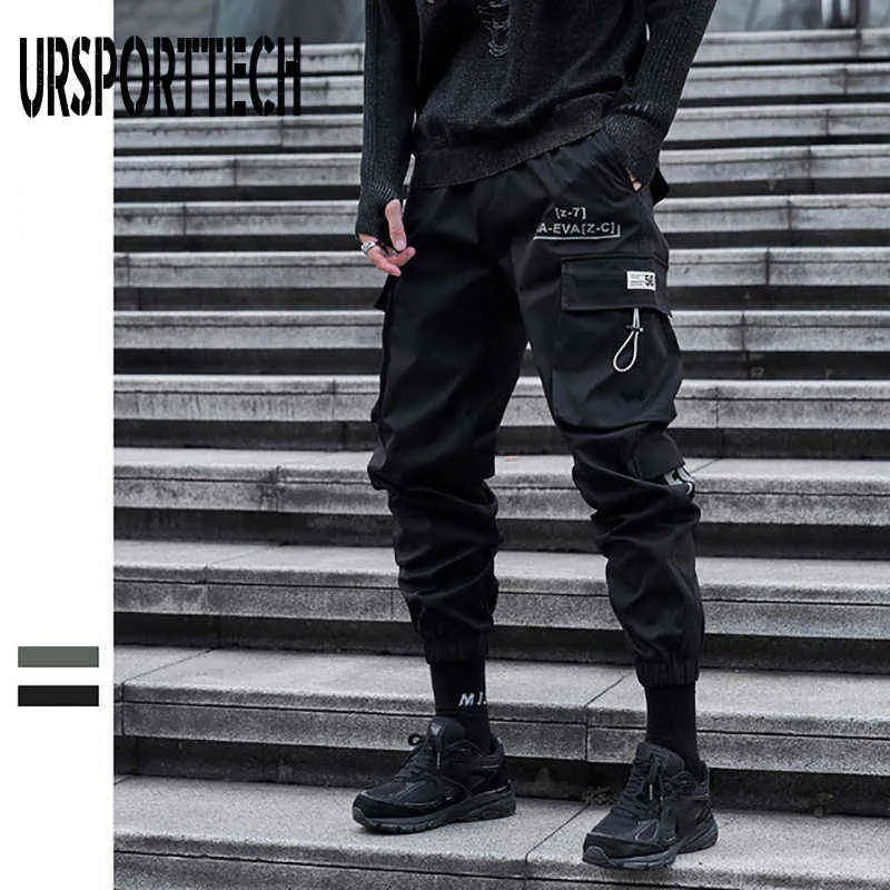 URSPORTTECH Streetwear Cargo Pantaloni Da Uomo Autunno E Inverno 2020 Nuovi Pantaloni Da Uomo Marchio Di Moda Giapponese High Street Pantaloni Casual H1223 Da 16 24 DHgate