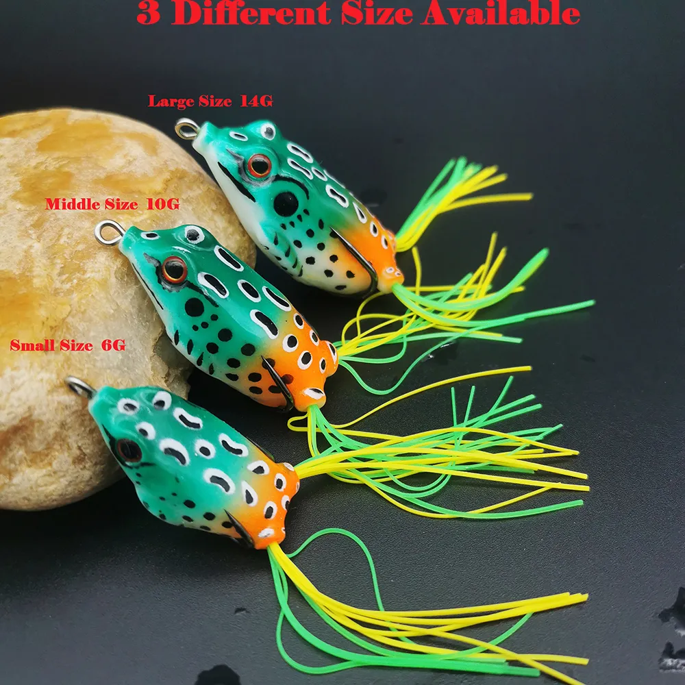 Lifelike Soft Frog Fishing Lure Soft Plastic Bait Top Water Crankbait  Minnow Popper Tackle Bass Snakehead Catcher Baits Set6255686 From Gduc,  $0.62