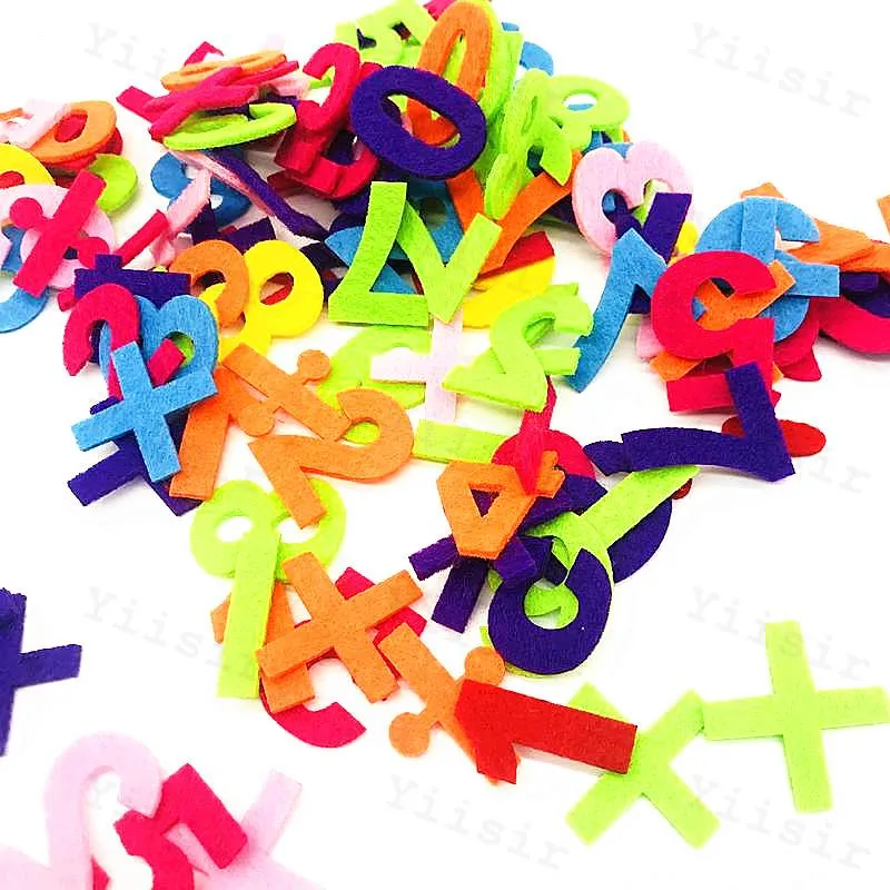 Learning Felt Numbers 1 Inch Tall 0 9 Assorted Bright Colors Party Room
