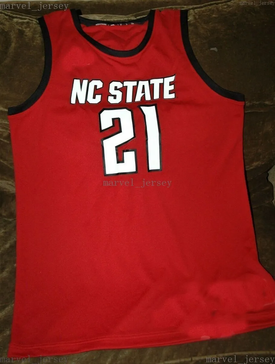 Stitched Custom NC State WolfPack Basketball Jersey Män Kvinnor Ungdom XS-5XL