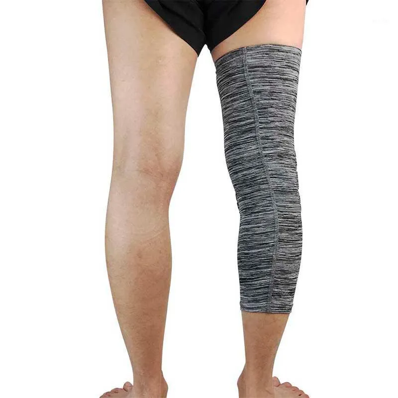 팔꿈치 무릎 패드 1pc 슬리브 폴리 에스터 스판덱스 반 범프 통기성 다리 ​​랩 따뜻한 보호자 야외 스포츠웨어 액세서리