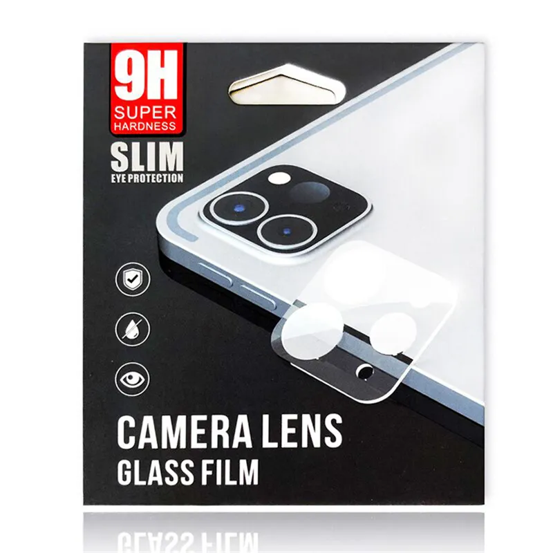 Objektivfilm für iPad Pro 2020 Kamera gehärtetes Glas für iPad Pro 11 12.9 Back Camera Lens Protector Glaskasten mit Paket