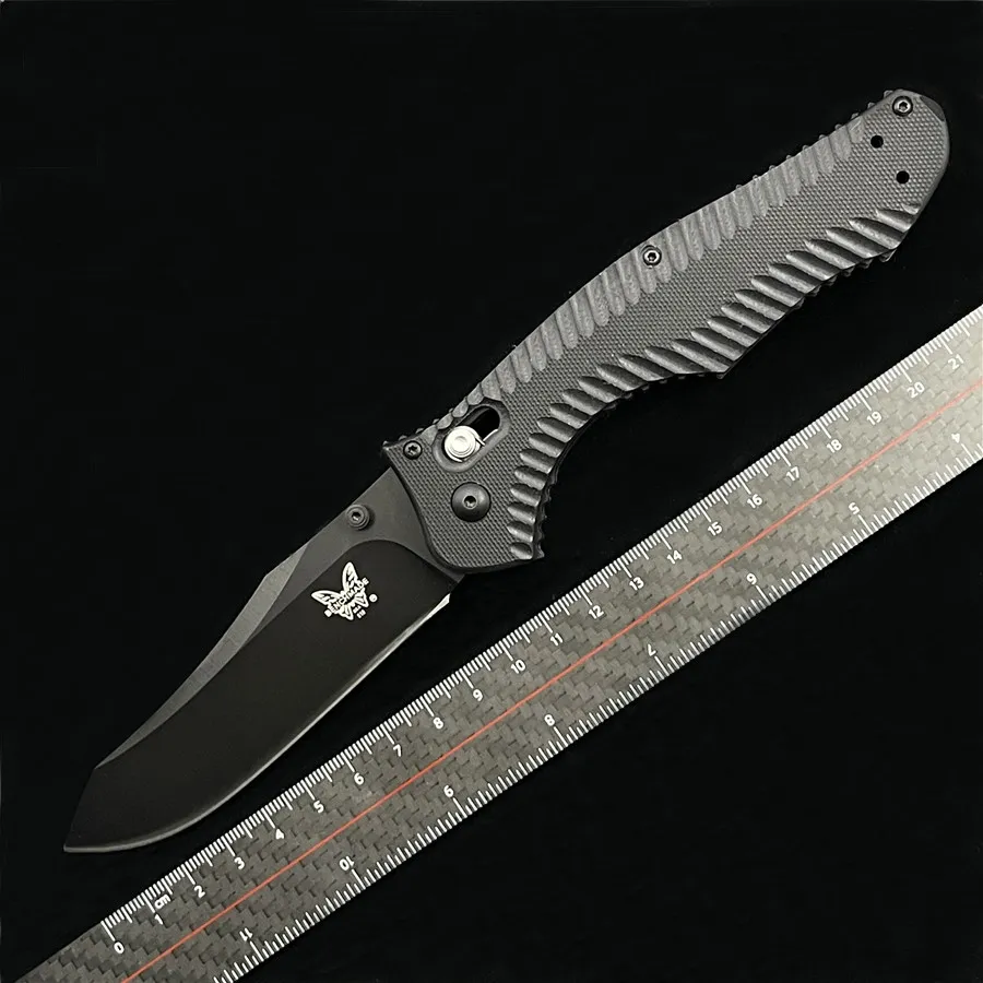 Benchmade BM810 810BK Contego Axis Folding Kniv Utomhus Camping EDC 581 940 535 3400 3300 3350 9400 550 C10 C81 Butterfly Knife