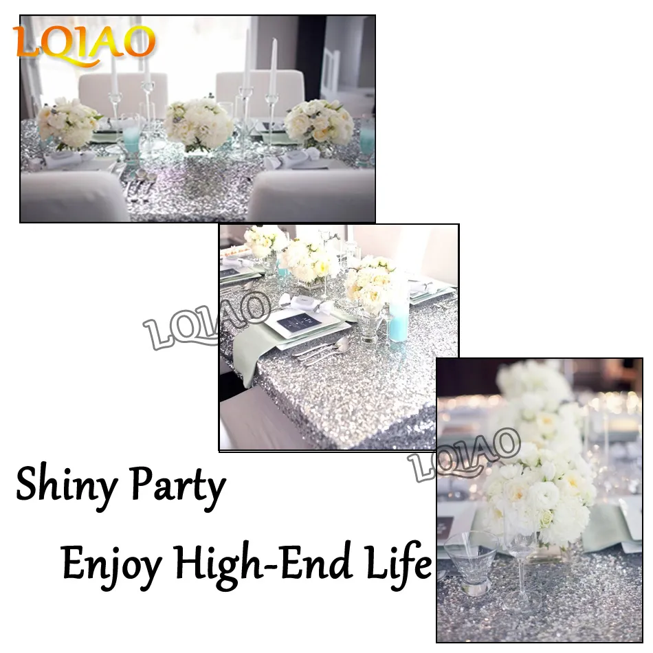 Silver Sequin Tablecloth-001